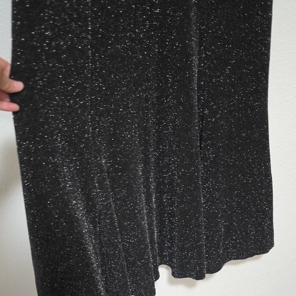 Jones New York Black Sheath Midi Dress V-Neck Sleeveless - Picture 6 of 10